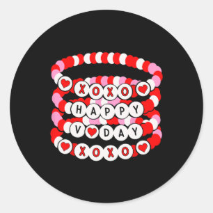Adesivo Dia de os namorados Bracelet Xoxo Happy Namorados