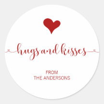 Dia de os namorados de abraços e beijos