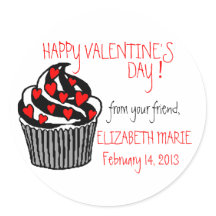 Dia de os namorados do Cupcake