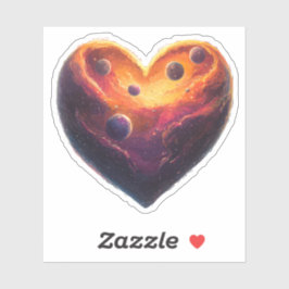 Adesivo Dia de os namorados do Planeta do Coração