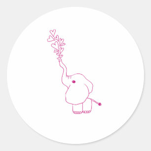 Adesivo Dia de os namorados Elephant Sticker