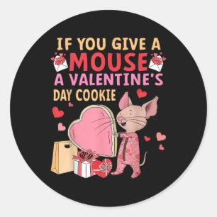 Adesivo Dia de os namorados Engraçado Cookie Love Candy He