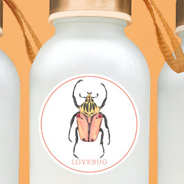 Adesivo Dia de os namorados Love Inseto Sticker