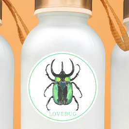 Adesivo Dia de os namorados Love Inseto Sticker