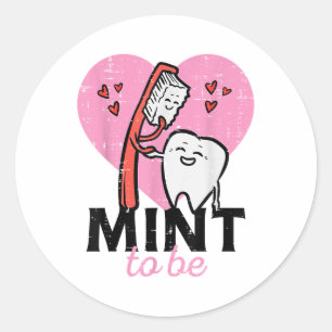 Adesivo Dia de os namorados Mint To Be Denti Dental Pincel