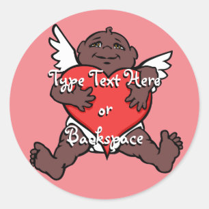 Adesivo Dia de os namorados Sticker African Cupid Sticker