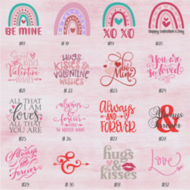 Adesivo DIA DE OS NAMORADOS STICKERS - página título-