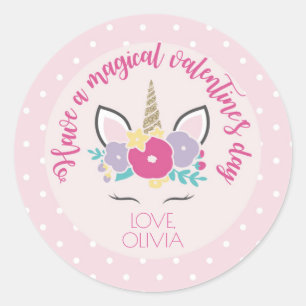 Adesivo Dia de os namorados Unicorn