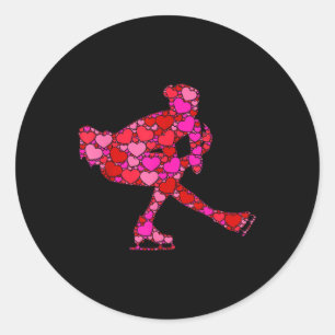 Adesivo Dia de os namorados Vermelho Cor-de-Rosa Meninas -