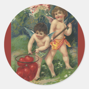 Adesivo Dia de os namorados Vitoriano Vintage, Oferta de A