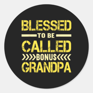Adesivo Dia de os pais Bonus Grandpa
