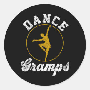Adesivo Dia de os pais Dance Gramps Dance Lover