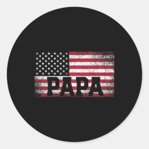 Adesivo Dia de os pais De Bandeira Papa-Americano 4 De Jul