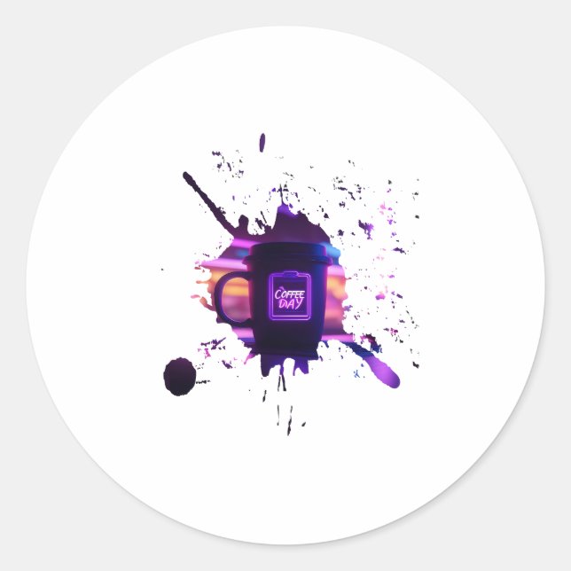 Adesivo dia de os pais DE CAFÉ DO pai (Frente)