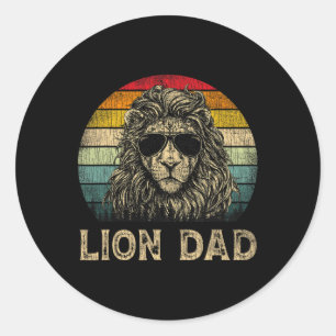 Adesivo Dia de os pais do Pai Lion Pai