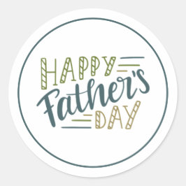 Adesivo Dia de os pais Feliz