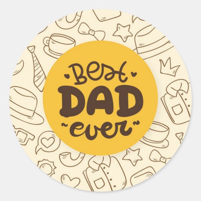 Adesivo Dia de os pais GIFT Sticker (Frente)