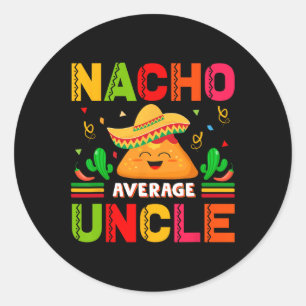 Adesivo Dia de os pais Média Tio Família Homens Nacho