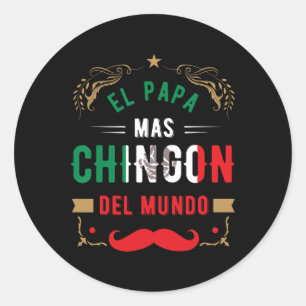 Adesivo Dia de os pais Ou Padre Del Ou El Papa Mas Chingo