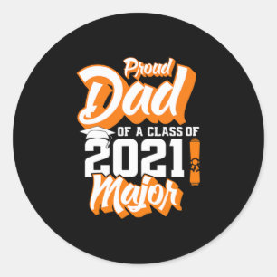 Adesivo Dia de os pais Pai Orgulhoso De Uma Classe De 202