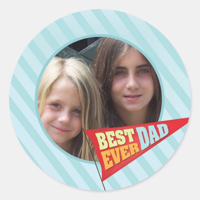 Adesivo Dia de os pais Pennant (Frente)