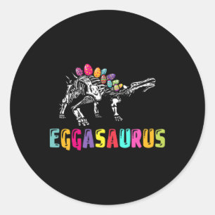 Adesivo Dia de Páscoa Dino - Eggasaurus Estegossauro Ovo D