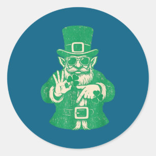 Adesivo Dia de Patrick, Leprechauns Engraçado 6 Presente M