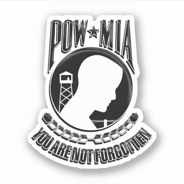 Adesivo Dia de reconhecimento de POW/MIA (Frente)