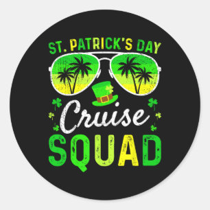 Adesivo Dia de São Patrício Cruise Squad 2025 Mães da Famí