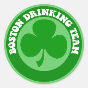 Adesivo Dia de São Patrício de Boston