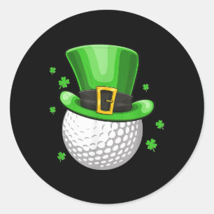 Adesivo Dia de São Patrício De Golfe Irlandês Leprechaun H