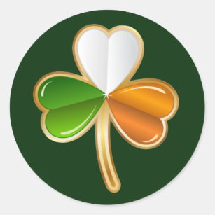 Adesivo Dia de São Patrício de sorte irlandês
