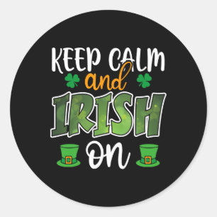 Adesivo Dia de São Patrício Dia de St Pattys Trevo Engraça