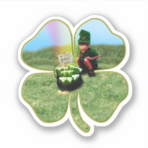 Adesivo Dia de São Patrício Duende