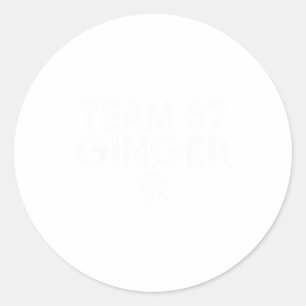 Adesivo Dia de São Patrício Equipe Ginger 67 Seis Sete Div