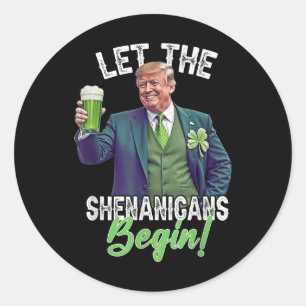Adesivo Dia de São Patrício Que Os Shenanigans Comecem A T