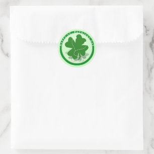 Adesivo Dia de São Patrício Trevo Irlandês