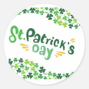 Adesivo Dia de São Patrício,Trevo,Irlandês 