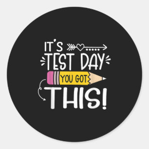 Adesivo Dia De Teste Engraçado É O Dia De Teste Que Você T