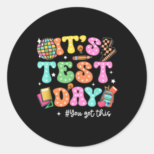 Adesivo Dia De Teste Engraçado É O Dia De Teste Que Você T