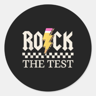 Adesivo Dia de Testes Motivacionais para Estudantes de Pro