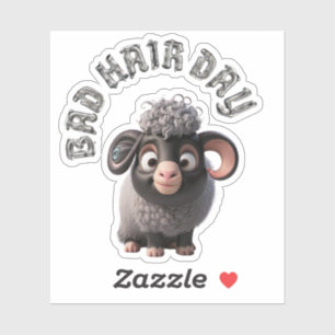 Adesivo Dia do Cabelo Mau