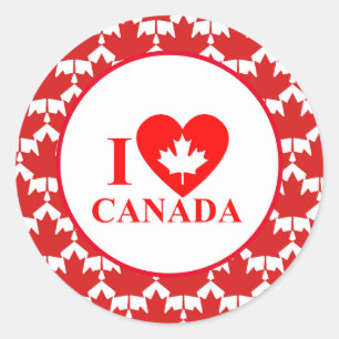Adesivo Dia do Canadá
