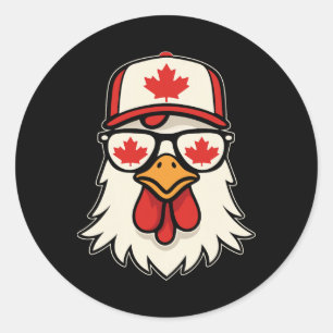 Adesivo Dia do Canadá Bandeira Canadense Folha de Bordo Fr
