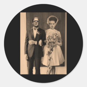 Adesivo Dia do Casamento de Dapper Frankenstein - Hallowee