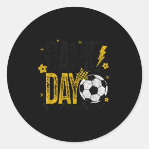 Adesivo Dia do Jogo Retrospectivo Estação do Futebol Preto