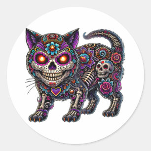 Adesivo Dia Do Morto De Los Muertos Cinco De Mayo Sugar