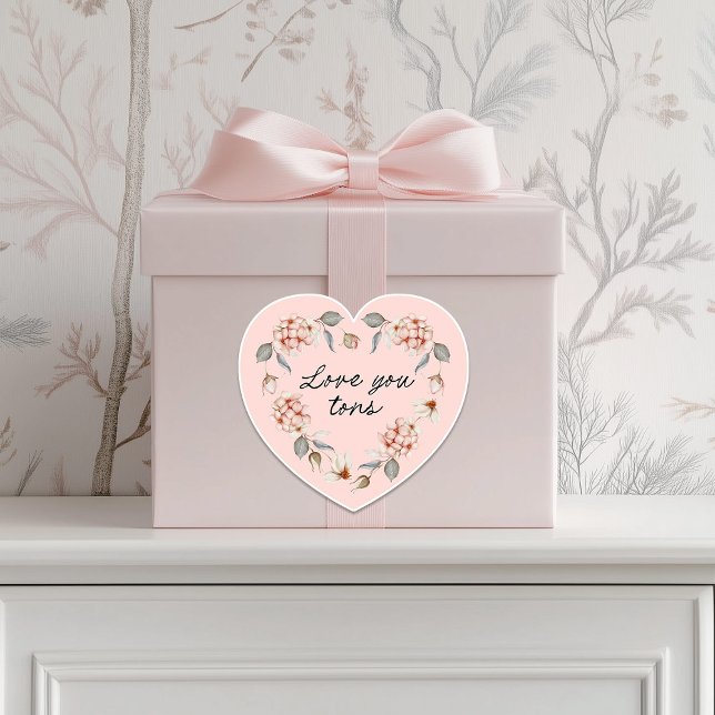 Adesivo Dia do Namorados Floral (Criador carregado)