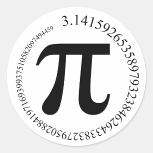 Adesivo Dia do Pi (π)