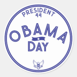 Adesivo Dia do Presidente Obama